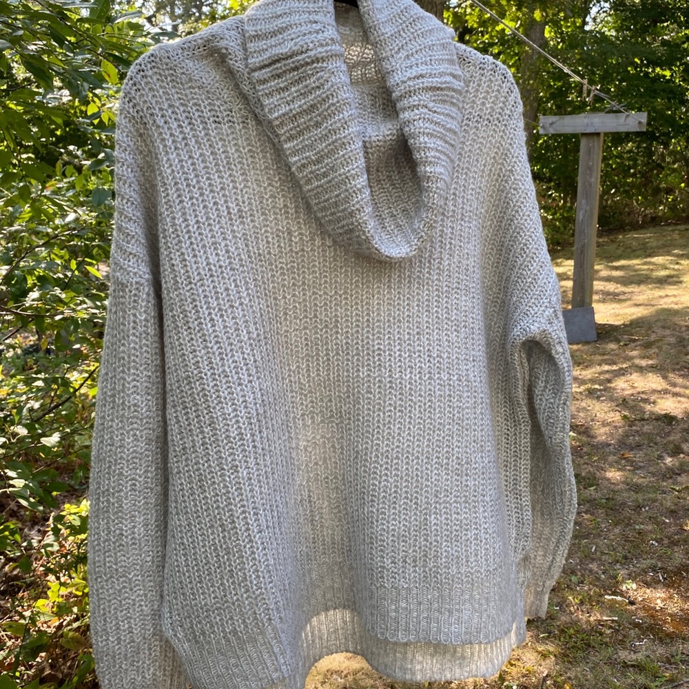 Nasty Gal Gray Turtleneck Sweater